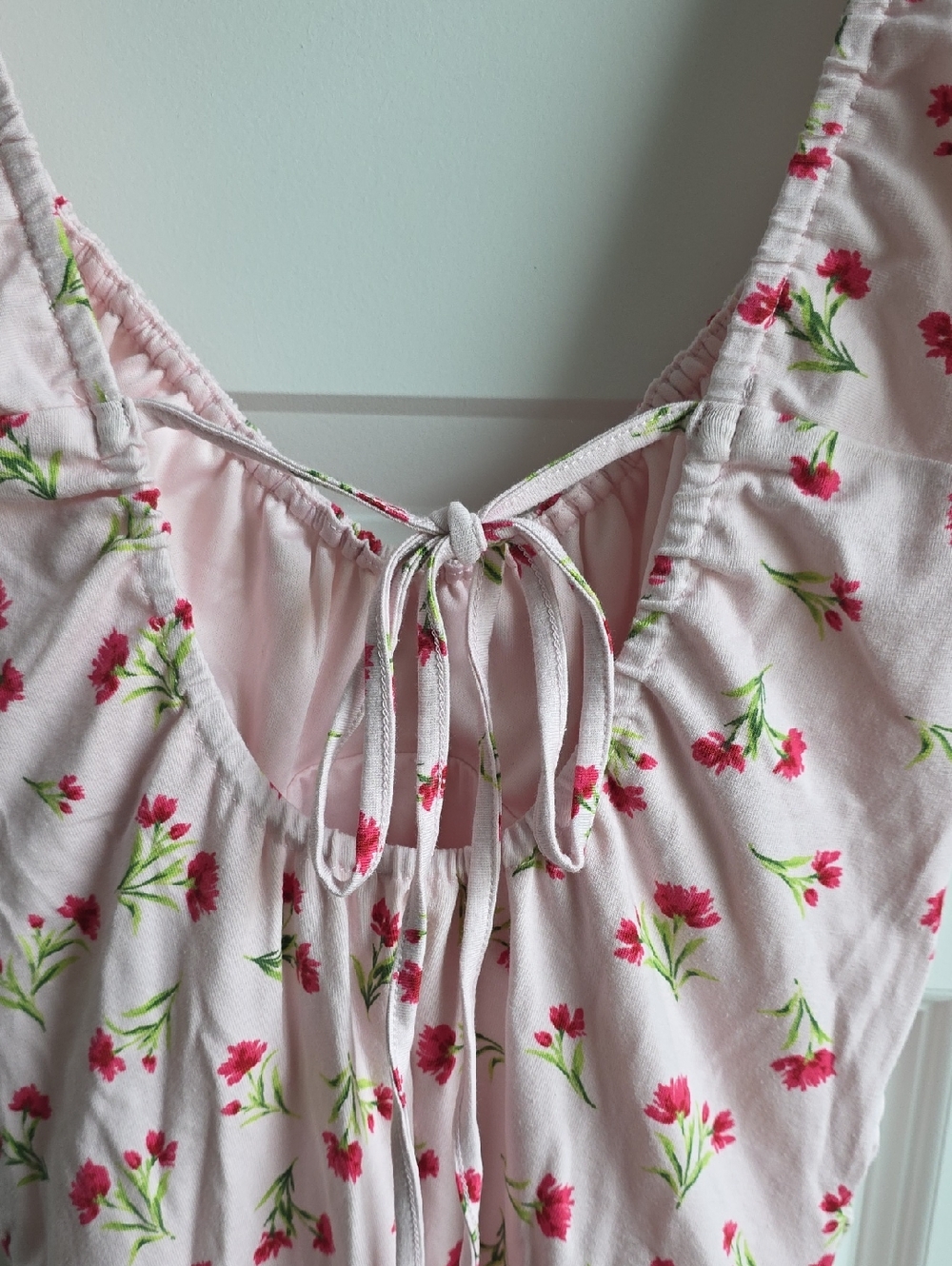 Wild Fable Pink Floral Scoop-Neck Mini dress Small G195 - Picture 10 of 11